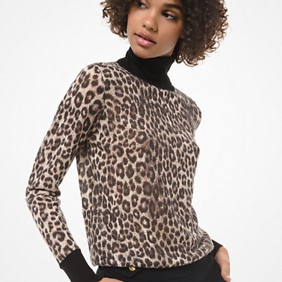 Michael Kors Animal Print Sweater  - NEW - Picture 1 of 3